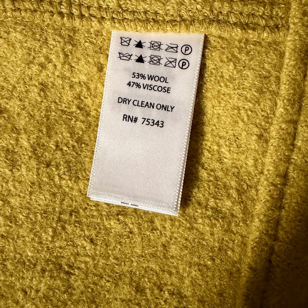 Tahari Women's Vibrant Yellow Leather Jacket - Picture 6 of 9